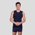 Dice V-neck wide strap top