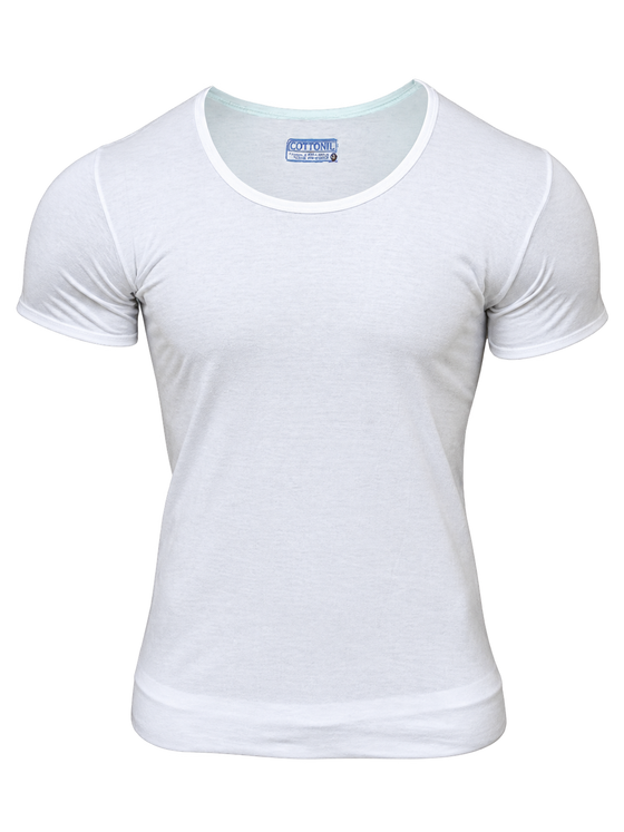 Cottonil men's white undershirt